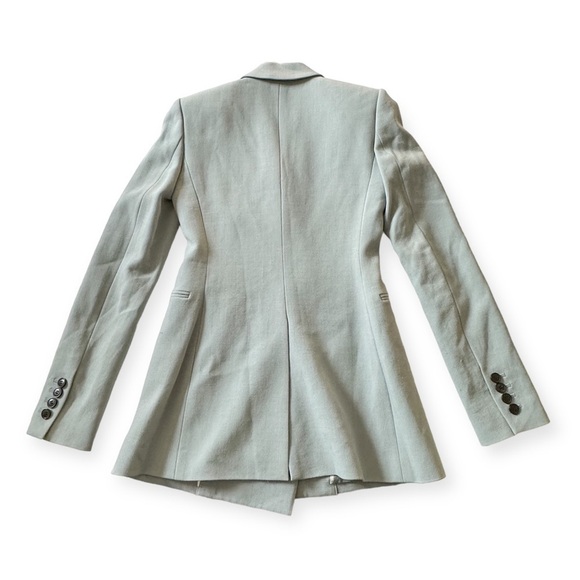 Theory Camogie Power Jacket, Double Breasted Blazer In Oregano, Size 00 - Picture 6 of 14